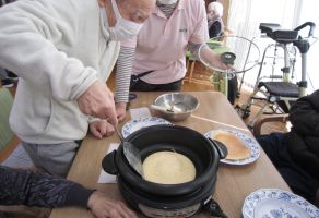 ホットケーキ作り